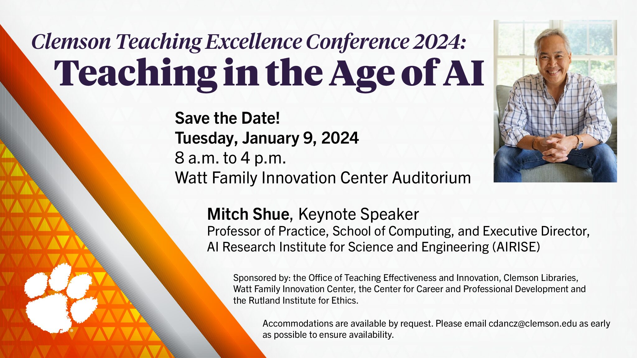 Clemson Teaching Excellence Conference 2024: Teaching in the Age of AI