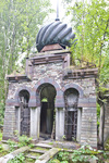 Preobrazhenskoe Jewish Cemetery, South Area, Mausoleum by William C. Brumfield