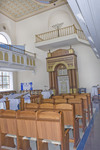 Soldatskaia Synagoga (Soldiers Synagogue), Interior, Sanctuary, View Toward Torah Ark & Menorah