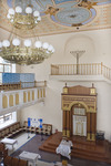 Soldatskaia Synagoga (Soldiers Synagogue), Interior, Sanctuary, View Toward Torah Ark & Menorah by William C. Brumfield