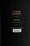Clemson Catalog, Vol 51