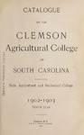 Clemson Catalog, 1902-1903, Volume unknown