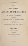 Clemson Catalog, 1903-1904, Volume unknown by Clemson University