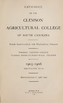 Clemson Catalog, 1905-1906, Volume unknown by Clemson University