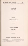 Clemson Catalog, 1960-1961, Volume 36 by Clemson University