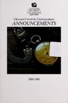 Clemson Catalog, 1989-1990, Volume 64 by Clemson University