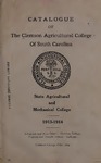 Clemson Catalog, 1913-1914
