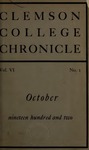 Clemson Chronicle, 1902-1903 by Clemson University