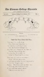 Clemson Chronicle, 1911-1912 by Clemson University