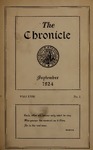 Clemson Chronicle,1924-1925
