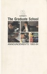 Clemson Graduate School Catalog, 1983-1984 by Clemson University