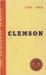 Clemson Graduate School Catalog, 1959-1960 by Clemson University