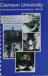 Clemson Graduate School Catalog, 1985-1986 by Clemson University