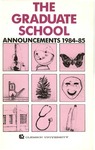 Clemson Graduate School Catalog, 1984-1985 by Clemson University